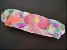 Rouleau de printemps à la truite fumée